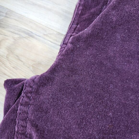 ☔️🔹️Calvin Klein Burgundy Plum Ultimate Skinny Corduroy Jeans Size 8 - Picture 10 of 12